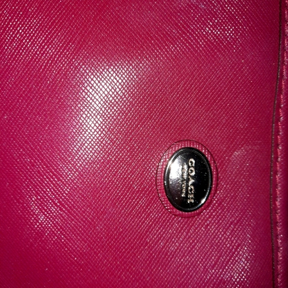 Deep Berry Coach Tote - Picture 2 of 4